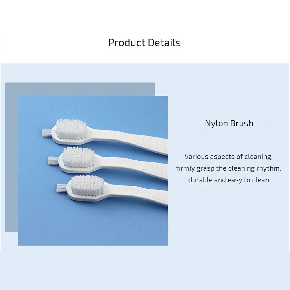 Soymilk Brush Multi-faceted Cleaning Comfortable Handle Nylon Household Daily Necessities Cup Brush High Density Material White