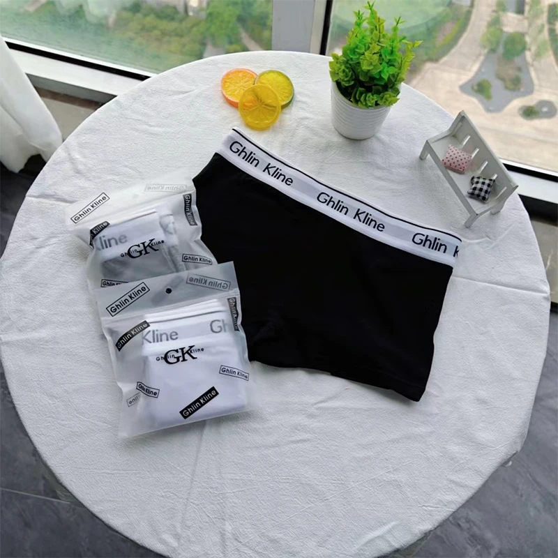 Unisex Boxer underwear women couple sports shorts cotton 100% yoga panty for female Underpants