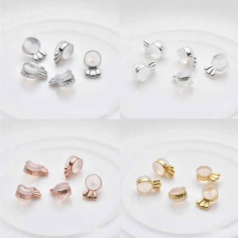  Set of 10 Adjustable Hypoallergenics Earring Backs Earrings Lifters for Droopy Ears and Heavy Studs Earring Support