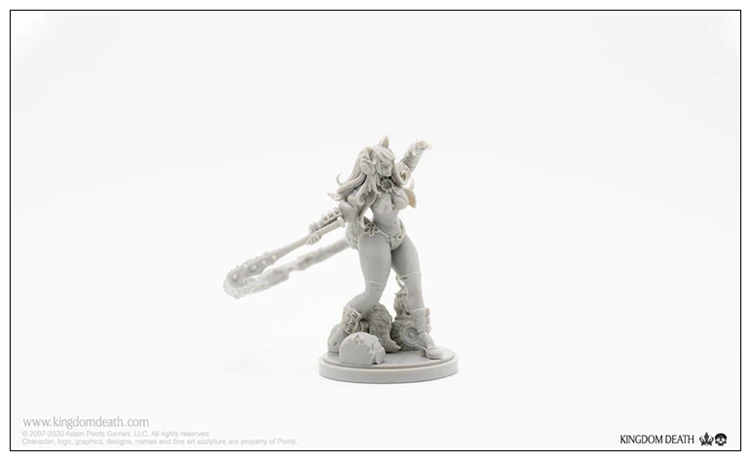 Die-cast resin Studio KD EX10 Halloween resin white model