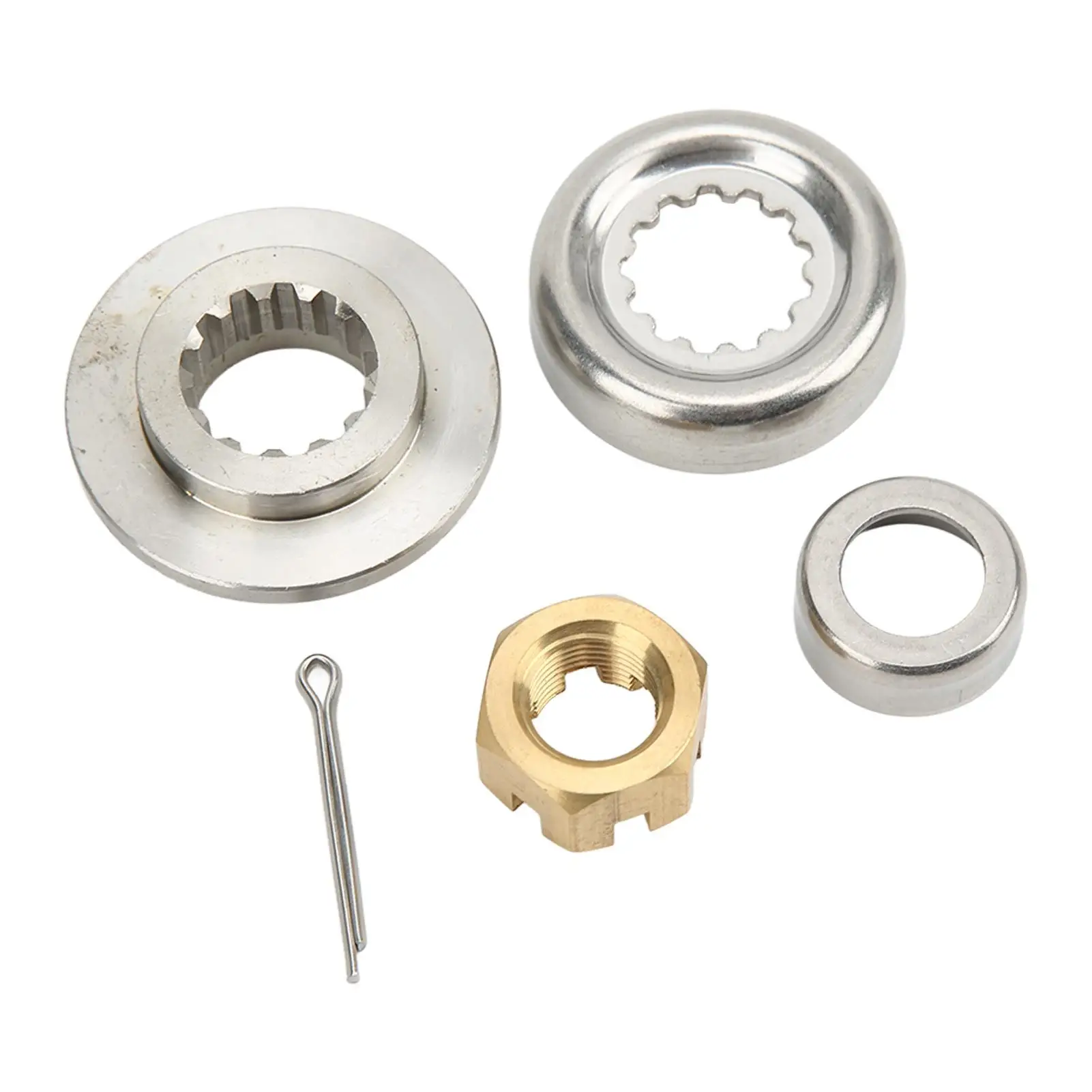 

For outboard Boat Propeller Spacer Kit Installation Nut Set 2/4 Stroke 9.5-15 / 20-30 / 30 40 50HP