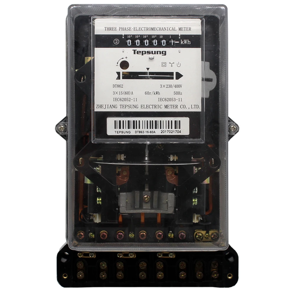 3 phase three phase long life kwh watt-hour meter