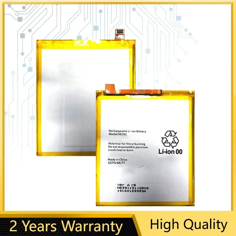 4000mAh Replacement Battery HE391 For Sharp Sense 3 Plus 3+ sense3 plus