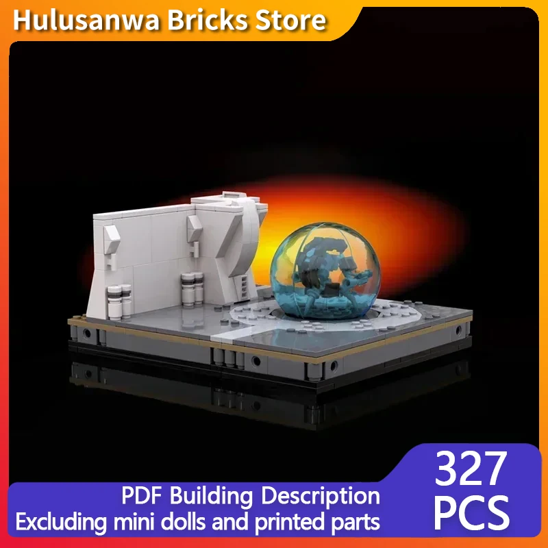 Star Movies Model MOC Building Bricks Military Negotiation Base Modular Technology Gifts Holiday Assemble Children Toys Suit