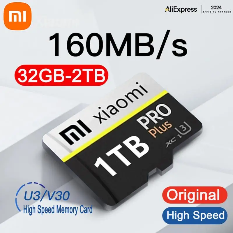 Xiaomi Original 2TB SD Memory Card A2 U3 Micro TF SD Card 512GB High Speed MLC TF Card 128GB For Nintendo Switch Ps4 Ps5 Game