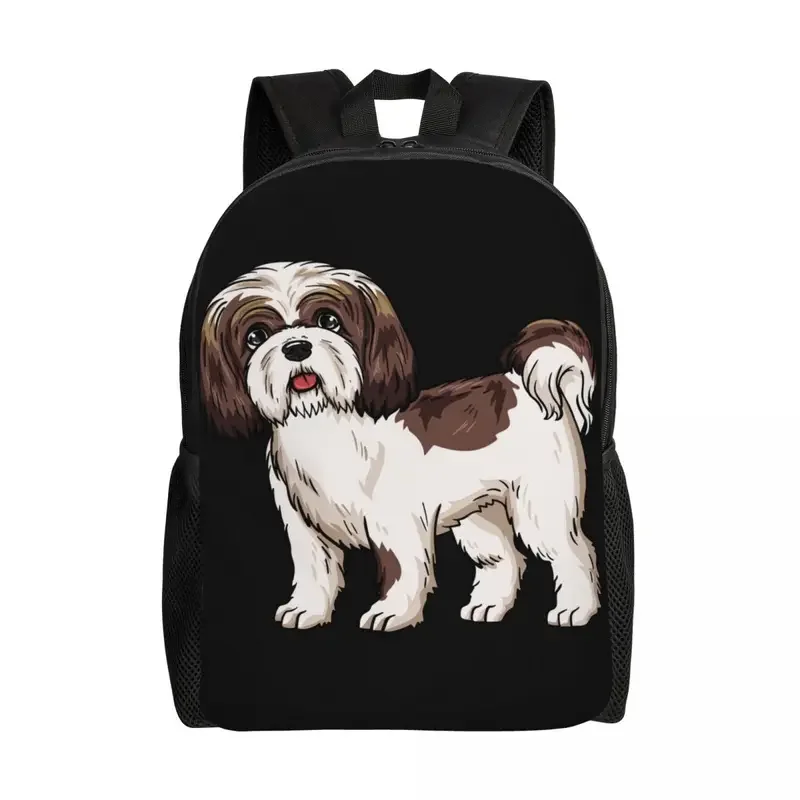 Custom Shih Tzu Dog Backpacks Men Women Casual Bookbag for School College Bags