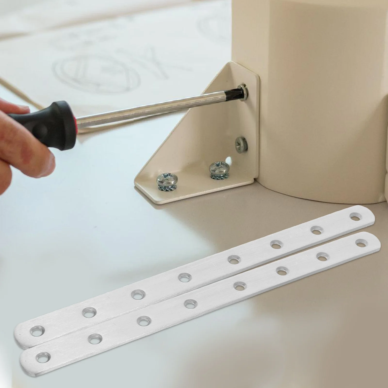 

6 шт. плоские соединительные пластины из нержавеющей стали, прецизионно изготовленные для надежной структурной поддержки в суровых условиях