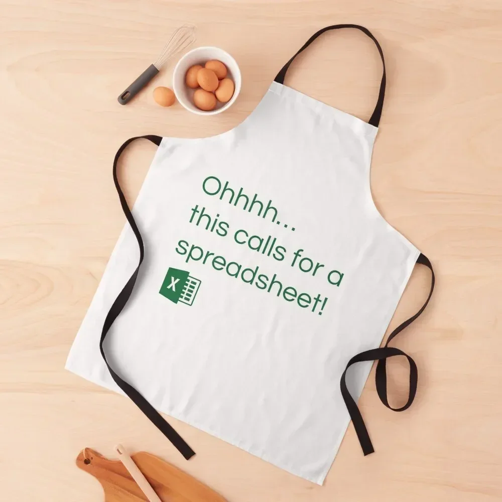 

Excel - This calls for a spreadsheet Apron Household Items Kitchen Items For Home Apron