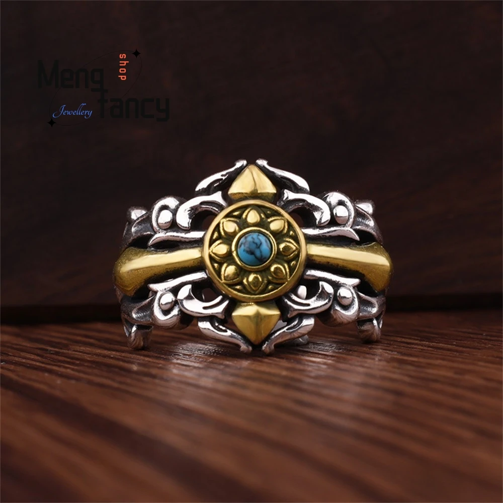 

Sunflower Ring Men's Personalized Fashion Hip - hop Cool Retro Opening Index Finger Men's Ring Fashion Jewelry Exquisite Elegant