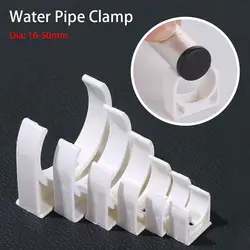 10Pcs Garden Irrigation Pipe Clamp Aquarium Fish Tank Watering Adapter Water Tube Holder Fixed Snap Fittings 16/20/25/32/40/50mm