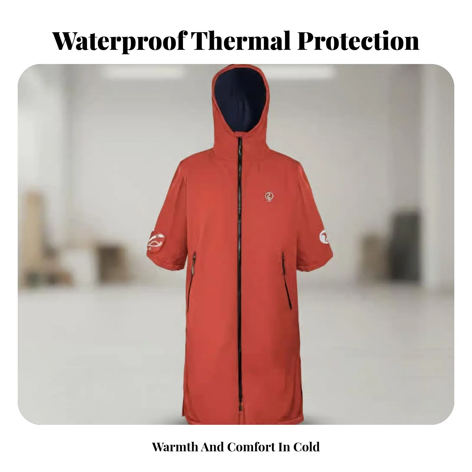 

Водонепроницаемый плащ, ветрозащитный, для профессионального дайвинга, фридайвинга, зимнего плавания