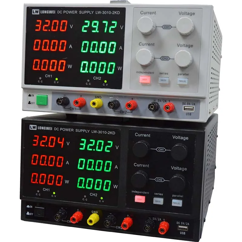 30V 10A Dual Multiple Output Switch Mode Power Supply Regulator Bench DC Laboratory Power Supply