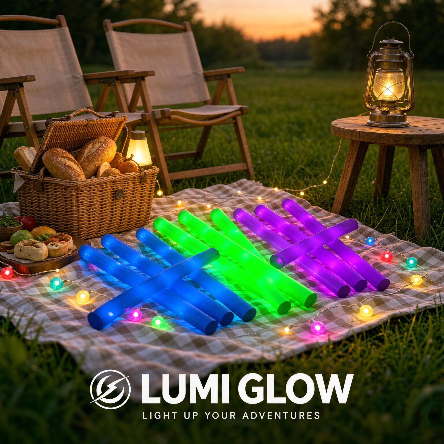 Flashing Led Foam Sticks Party - 10/20 قطعة من أنابيب الإضاءة الملونة