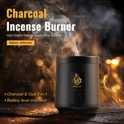 Middle East 2-in-1 Electric Incense Burner Bakhoor & Oud with Charcoal Option Combining Modernity with Tradition Muslim Decor
