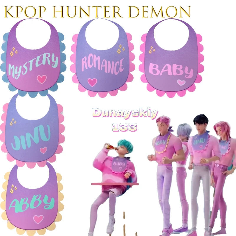 Saga Boys Abby Costume Cosplay Camicia da donna Bavaglino Grembiule con asciugamano bava Abito alla moda alla moda Halloween