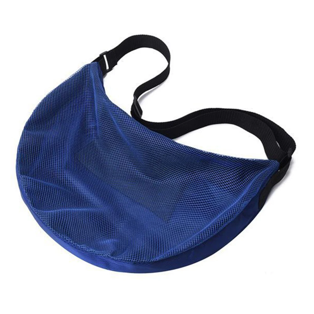 Bolsa de ombro de basquete portátil, grande capacidade, malha de armazenamento para basquete, bola de vôlei, acessórios de bolsa de armazenamento