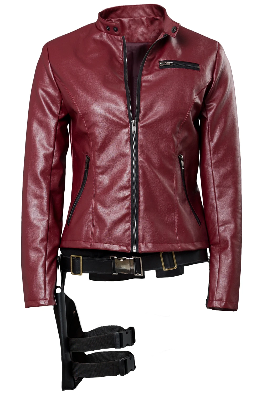 Claire Redfield Cosplay Party Disguise Jacket Coat Belt Costume Resident 2 Halloween Carnival Adult Women Girls Suit