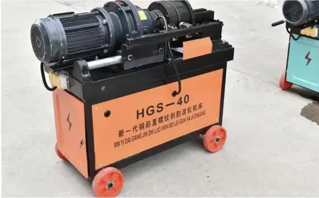 ماكينة لولبة حديد التسليح الأوتوماتيكية Hgs-40/45/50 16-40 مللي متر قضيب فولاذي #4