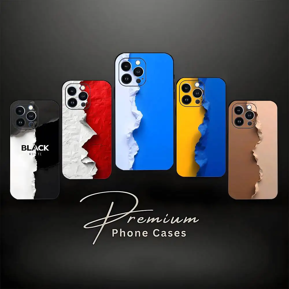 

3D Skin Wrap pattern Phone Case For iPhone 17,16,15,14,13,12,11 ,Pro Max,XS,X,XR,SE,Mini,8,7,Soft Silicone Black Cover