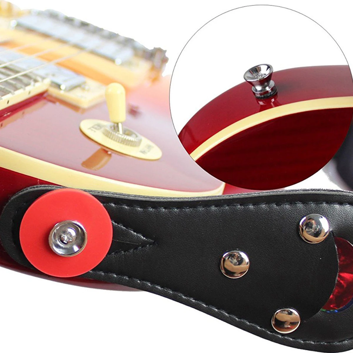 

9 PCS Strap Lock Guitar Accessories Locks for Bass Anti-shedding Electric Blocks