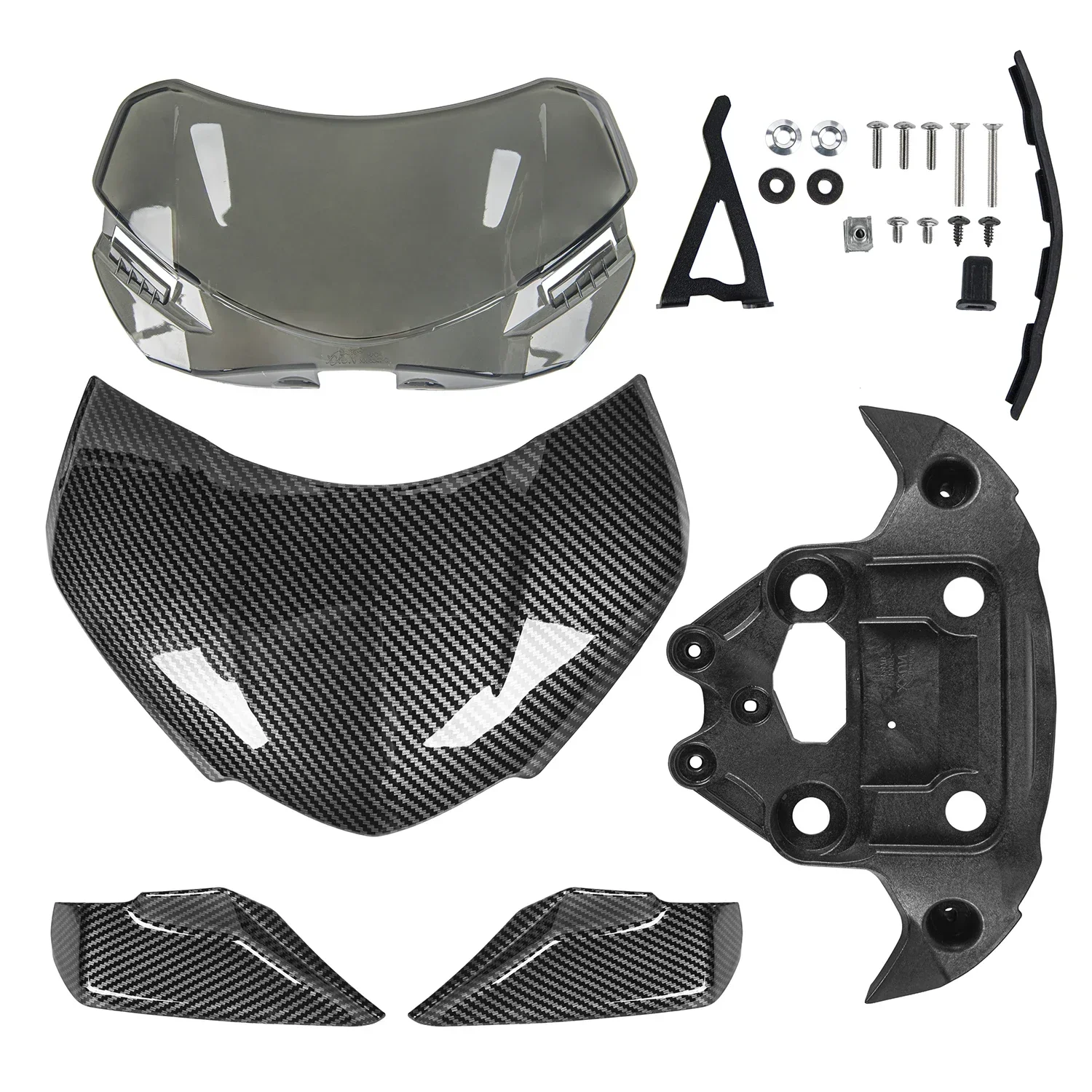 XXUN Motorcycle Wind Shield Screen Deflector Headlight Cover Protector for Triumph Speed Triple 1200 RS 2021 2022