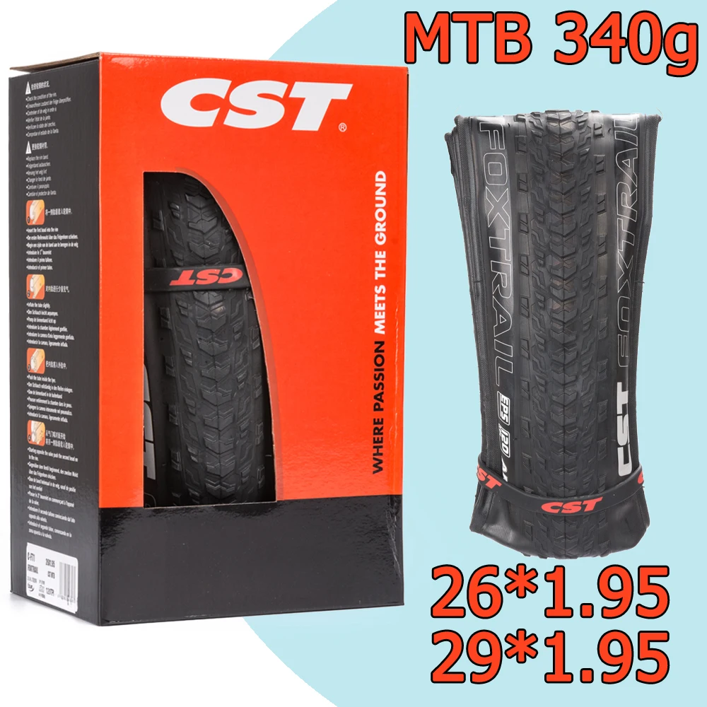 CST C-FT1 FOXTRAIL FOLDABLE BICYCLE TIRE OF MOUNTAIN BIKE TIRE LIGHT WEIGHT 310 tire 26x1.95 29x1.95 27.5x1.95