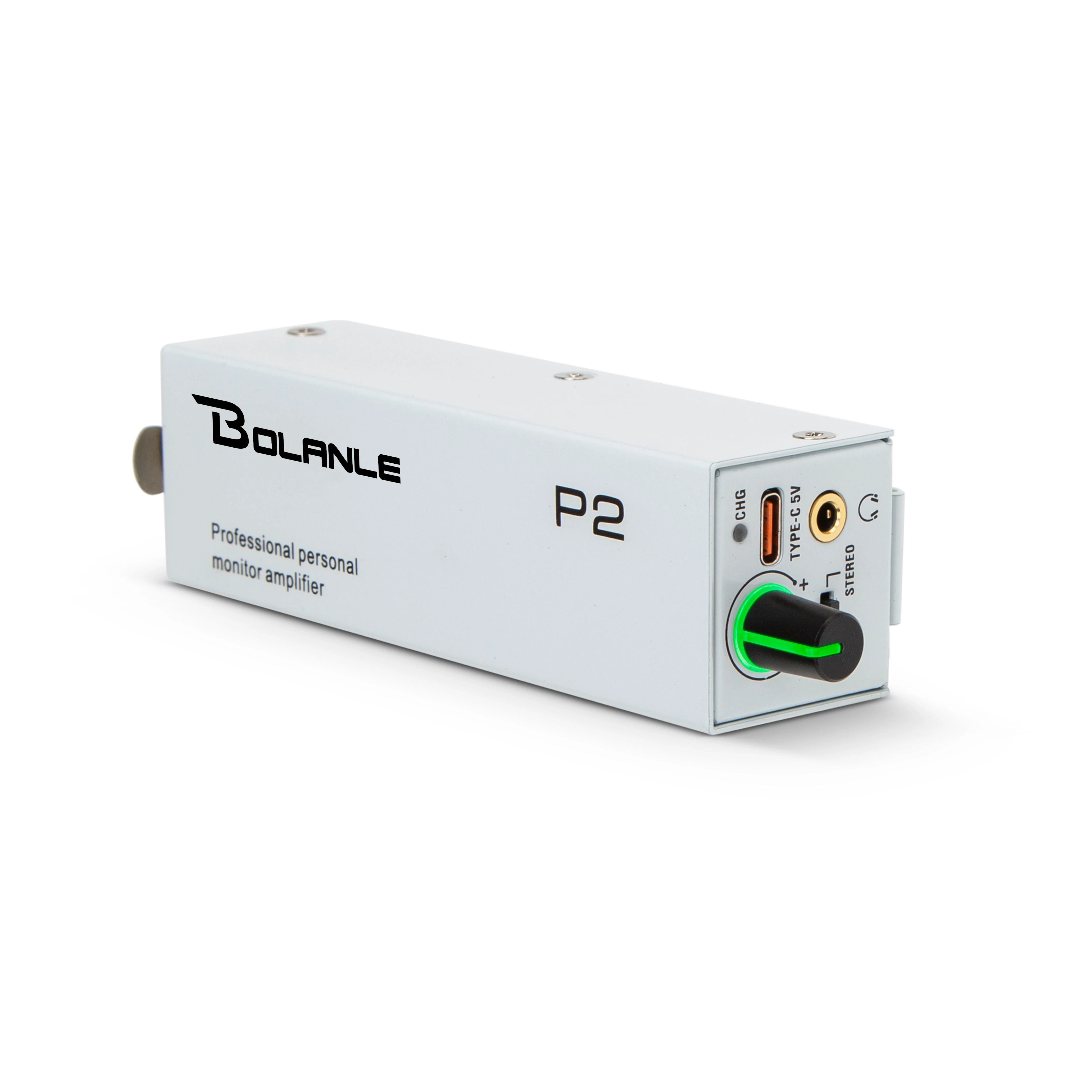 Bolanle P2 PRO IEM oplaadbare USB C ultracompacte persoonlijke in-ear monitorversterker-headset