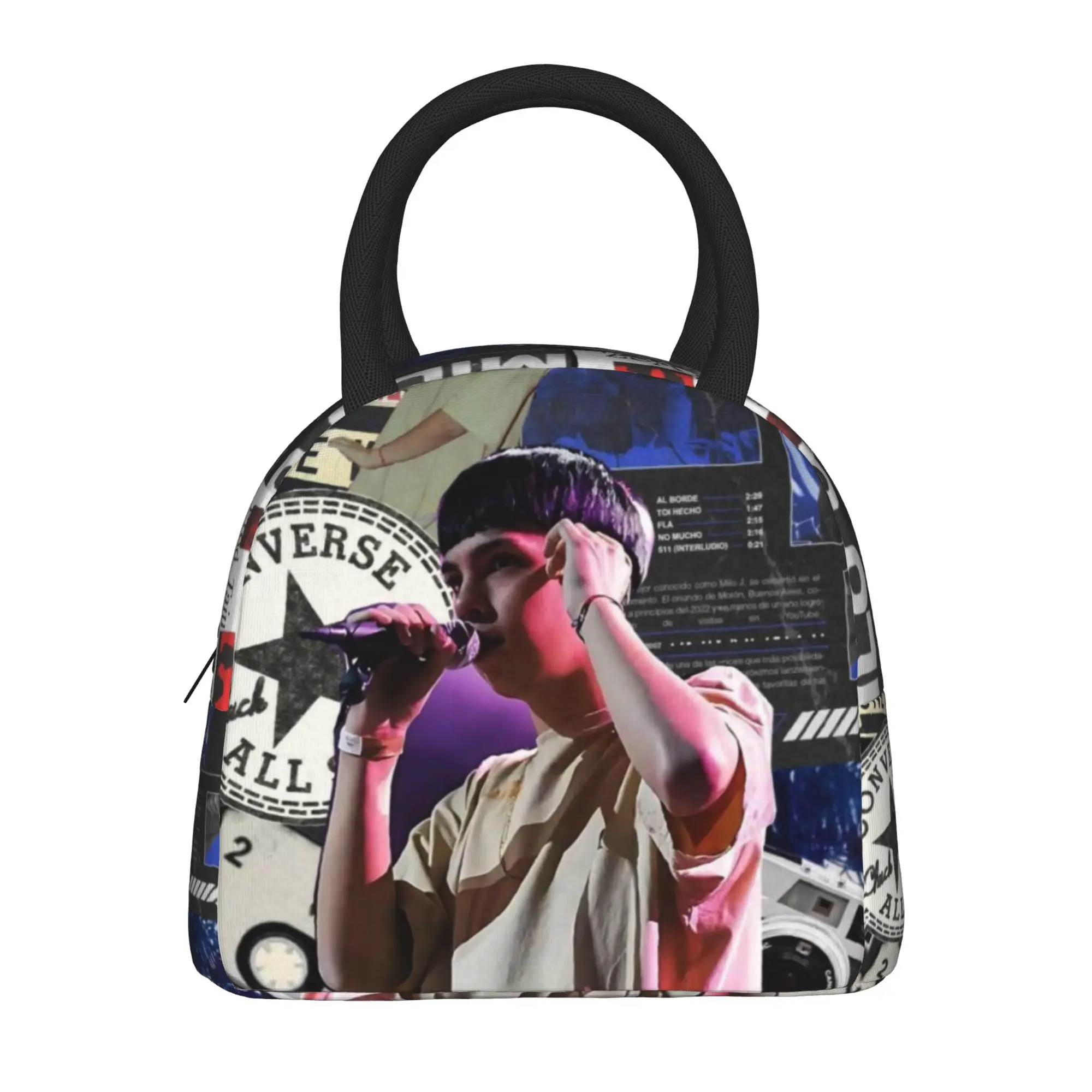Insulated Lunch Box Milo J Rapper Music Album Tour Merch  Food Box Harajuku Cooler Thermal Bento Box For School