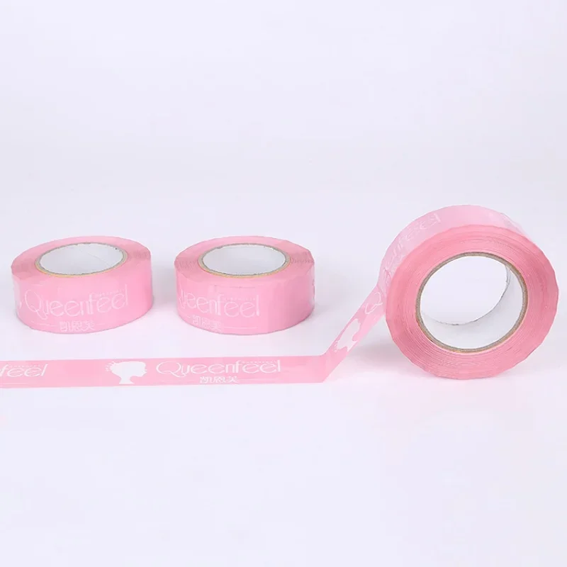 Kunden spezifisches Produkt individuell bedruckte Marke rosa Bopp Meter Versand klebeband mit Logo