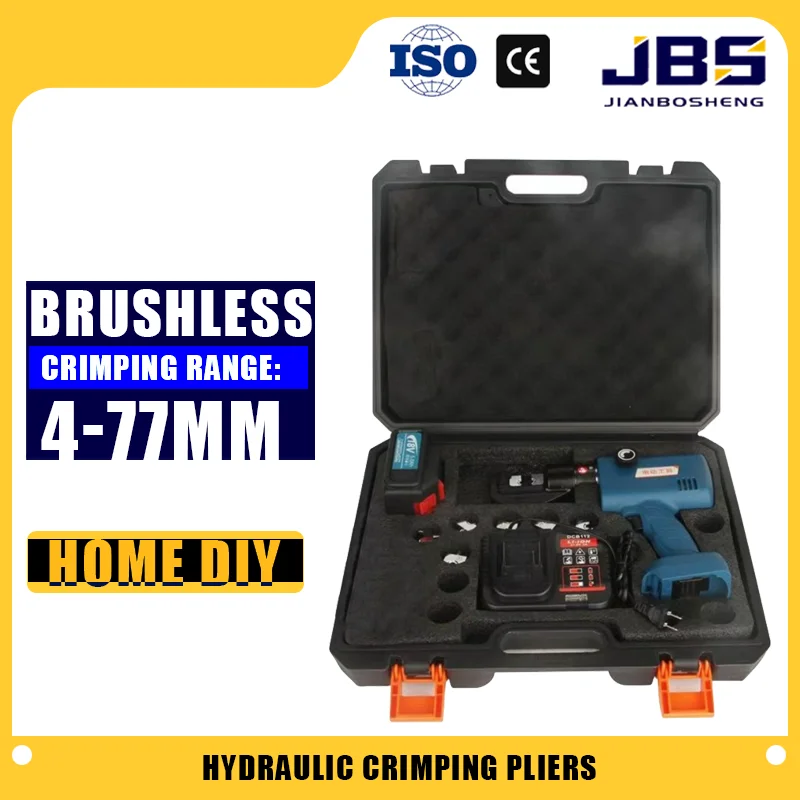 JBS 4-70mm Hydraulic Crimping Tool for Aluminum-Copper Cable Lugs Electrical Crimper