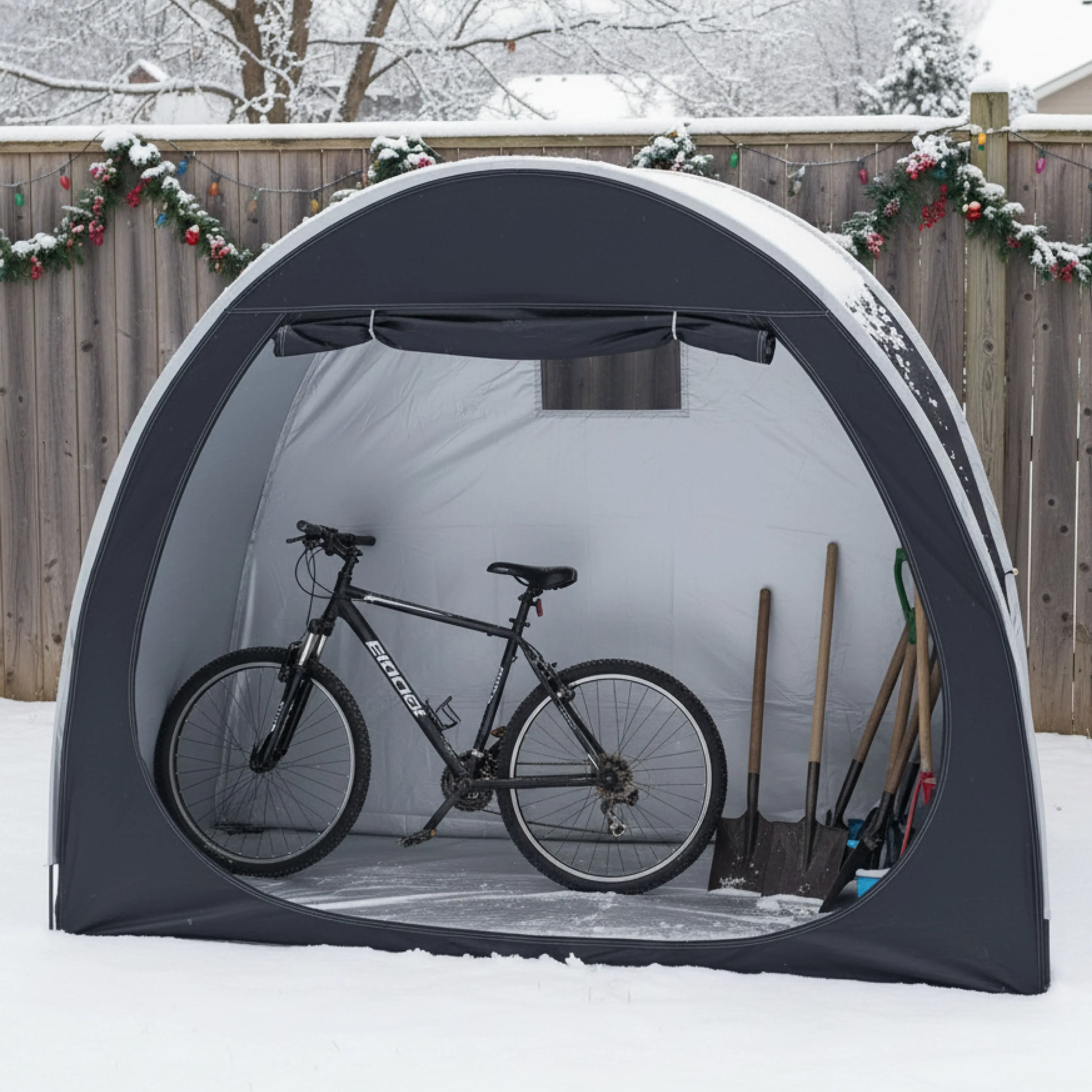 Portable Thickened Oxford Cloth Bike Shelter Private Travel Tent for Outdoor Hiking Cycling Camping And Travel