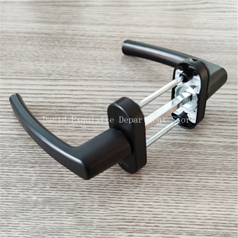 Champagne Gold Opposite Door Handle Aluminum Alloy Opposite Door Handle Plastic Steel Door Opposite Handle 7mm Square Steel