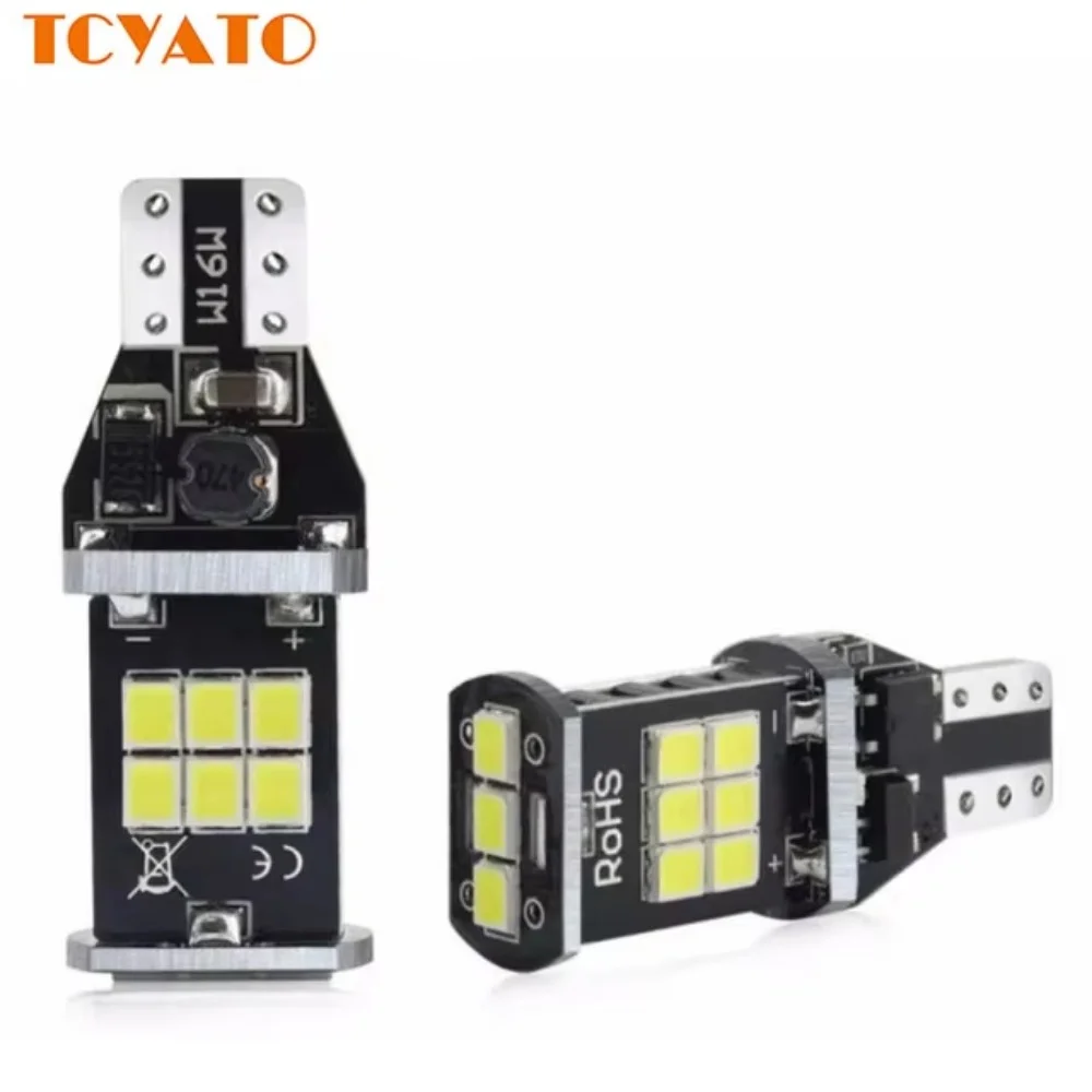 

TCYATO 2шт Новые автомобильные фары: T15 1156, T20-30, 30-15, SMD светодиодные фонари высокой яркости заднего хода