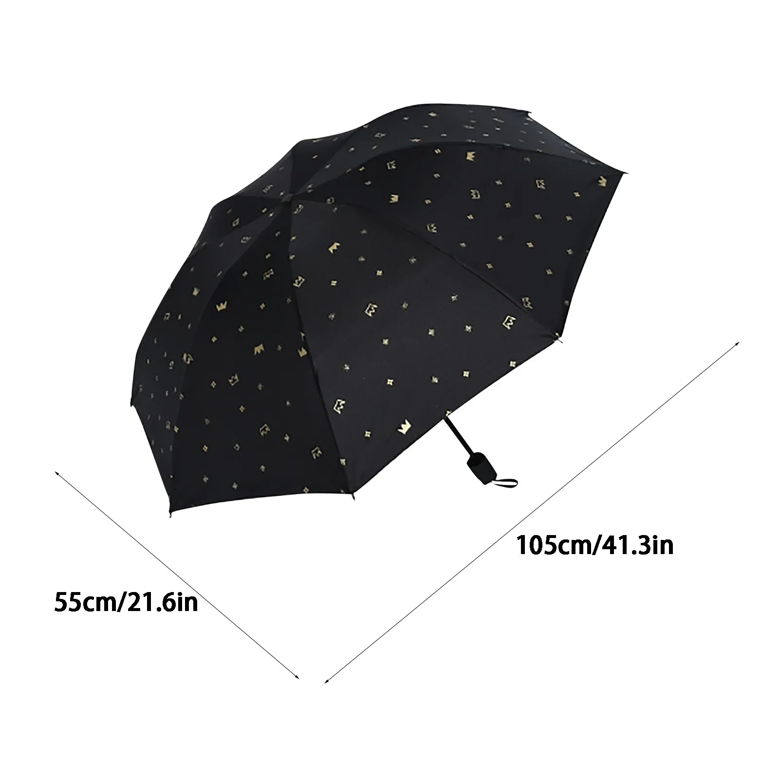 Folding Automatic Umbrella Men And Women Students Cute Sun Umbrella Sunshade Anti-ultraviolet Rain And Sunny Dual-use Umbrella