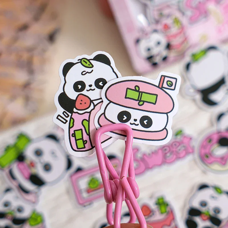 40 шт., наклейки в виде милой панды