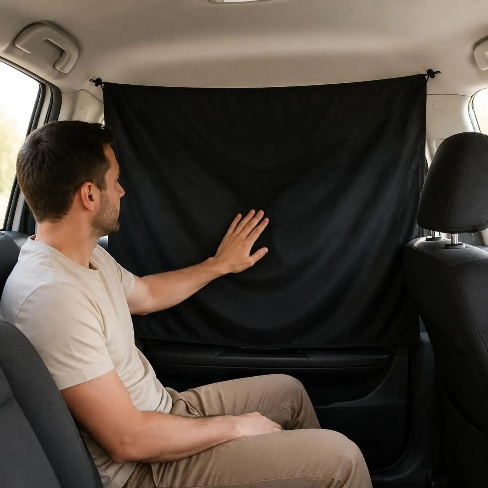 Curtain Light Blocking Car Blackout Curtain Draping Material