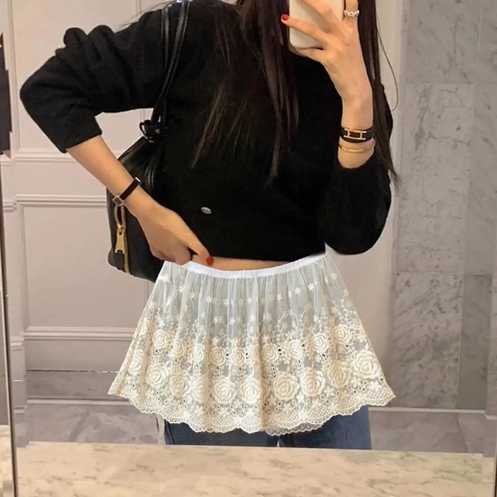 Nieuwe Y2K Mini Gelaagde Rok Geplooide Hoge Taille Lace Up Ruches Rokken Harajuku A-lijn Korte Jupe Rokken Vrouwen