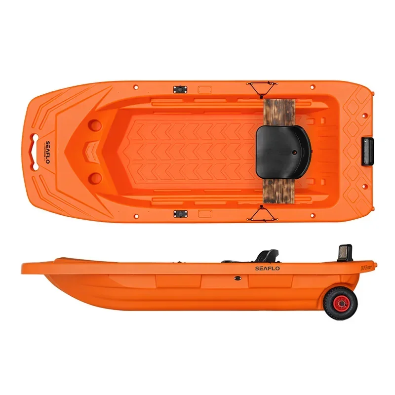 8.7ft Row Polyethylene 1 Person HDPE Fishing Multi Cheap 264CM Tool Boat for Fishing, Water Rescue, River Cleanning Recreation