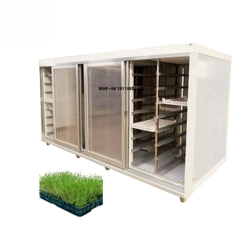 Commercial Hydroponics Fodder System Barley Grass Growing Machine Seed Planter Machine Hydroponic Fodder Grass System for Animal