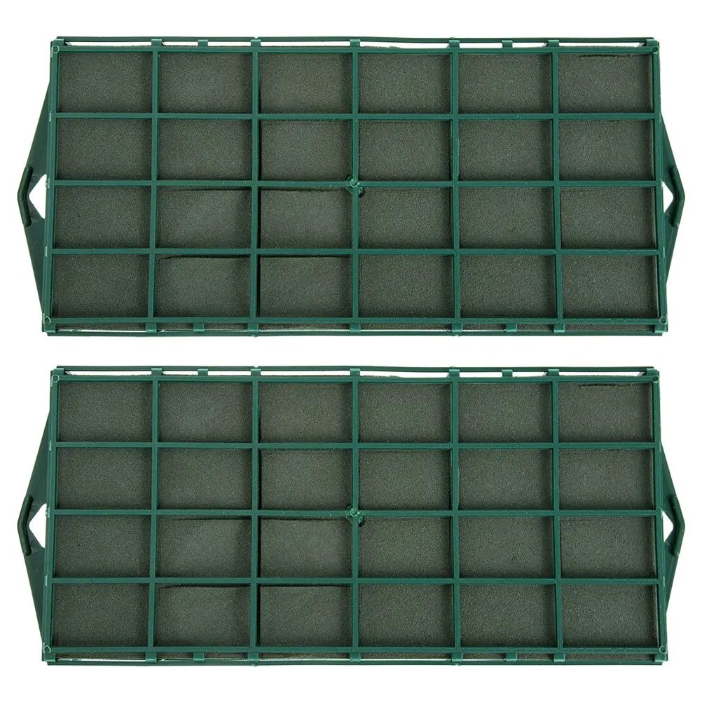 2 قطعة قفص رغوة الأزهار قسط تشكيلة زهور أداة لزينة عيد ميلاد الزفاف Diy بها بنفسك الأزهار الطين الإسفنج قاعدة خفيفة الوزن بائع الزهور