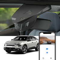 FITCAMX 4K OEM Factory Style Dash Cam for Citroen C4/e-C4 MK3 (2021-2023), WiFi Car Camera DVR, Seamless Integration