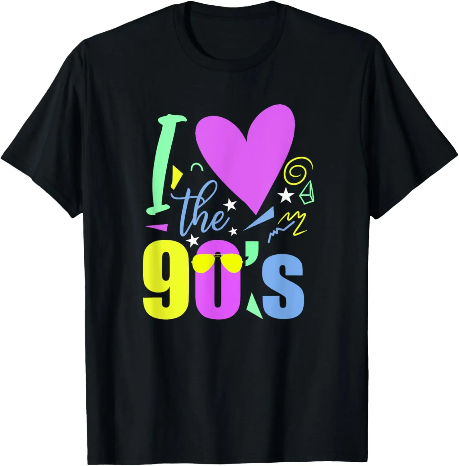 レトロ私は90年代のTシャツが大好きです、90年代に作られた、ヴィンテージ