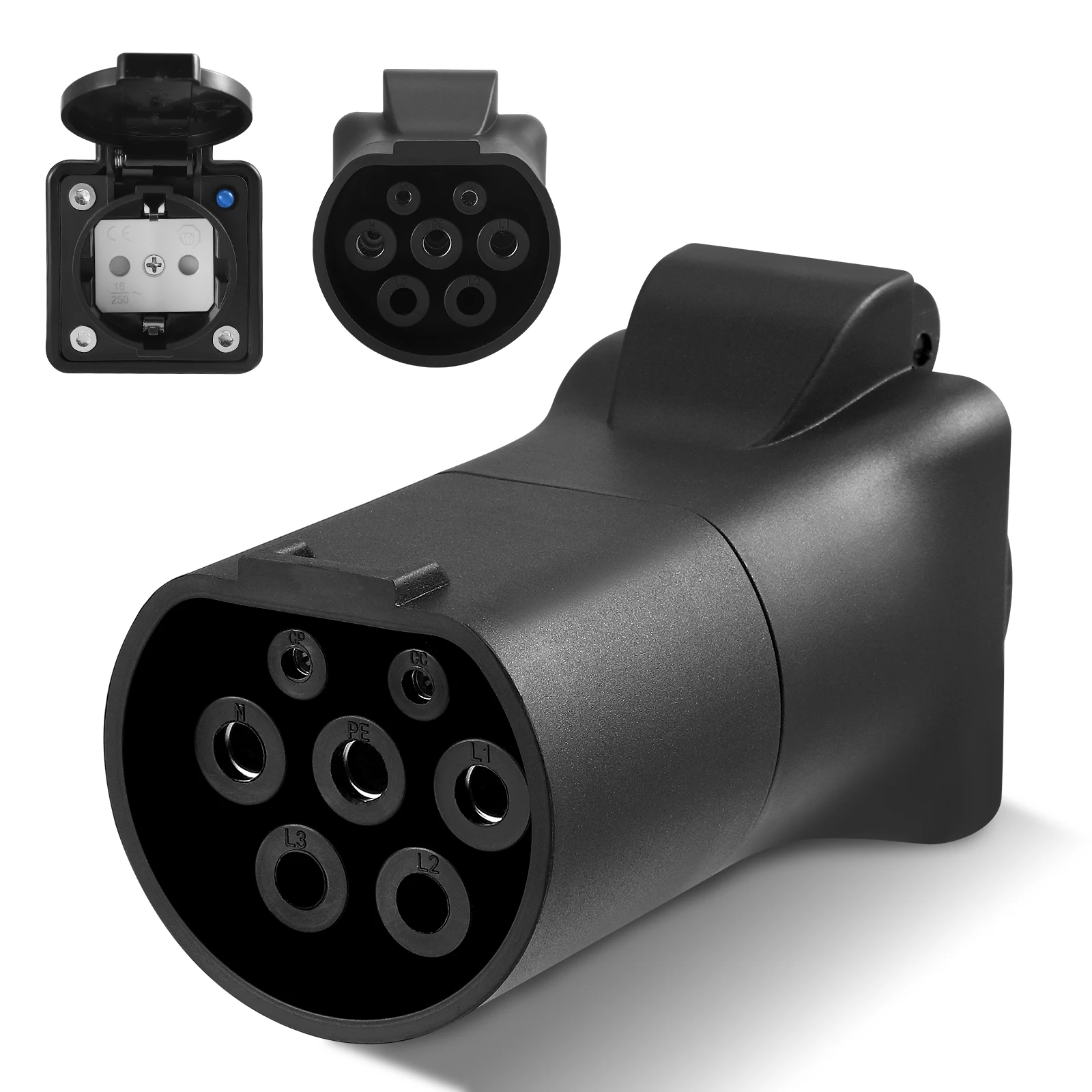 

3.5KW 220V V2L VTOL Outdoor Emergency Power Adapter 16A IP44 Vehicle to Load Connector for EV External Power Supply