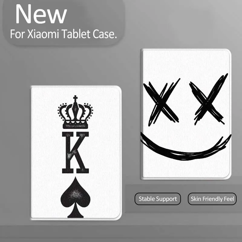 

Чехол для планшета с мультяшным дизайном X Eyes Happy для Xiaomi Redmi Mini Pad SE K 2 4 5 6 7 8 2023 2025 11 8.8 11.2 10.1 Pro, подарок