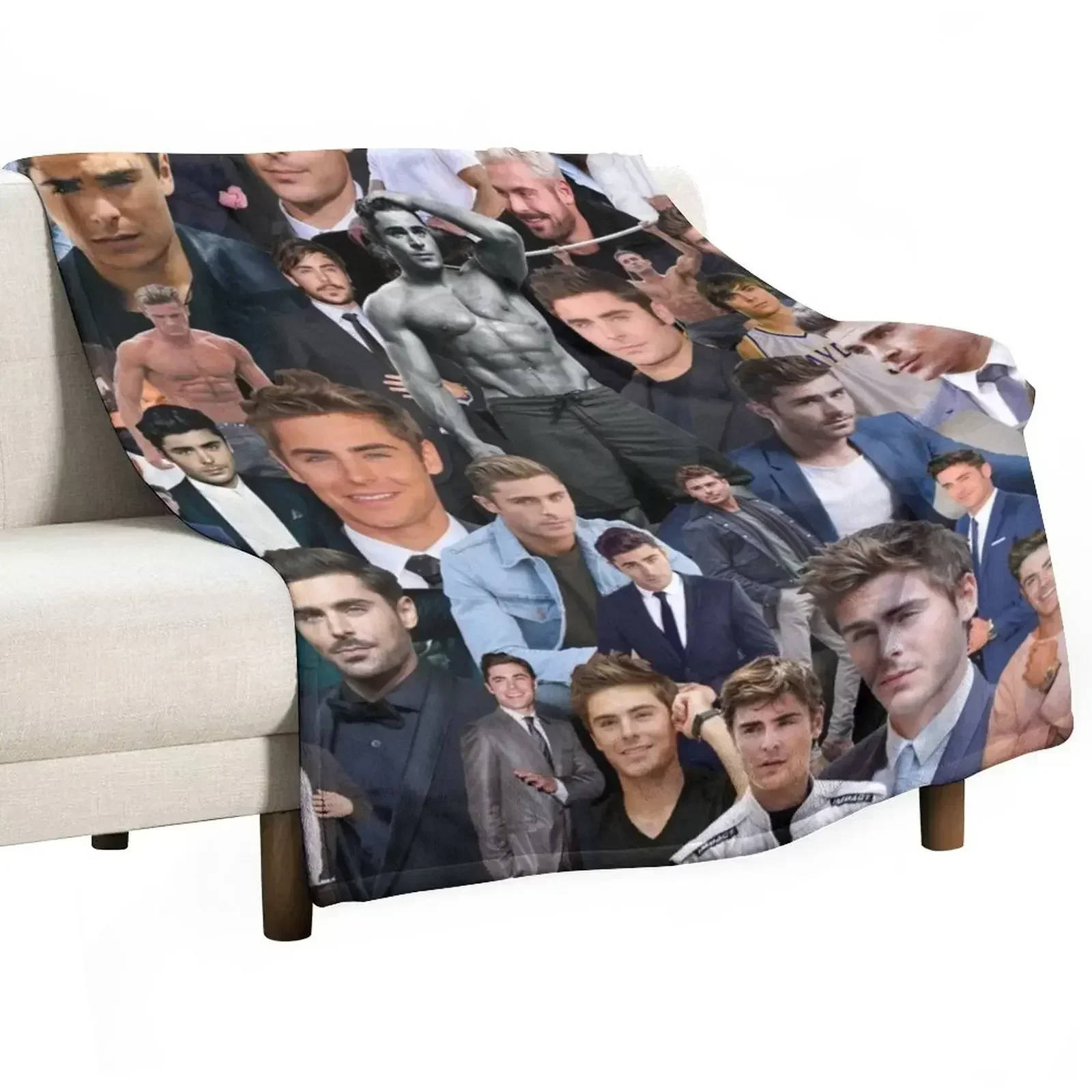 

Zac Efron Throw Blanket Hair cosplay anime Blankets