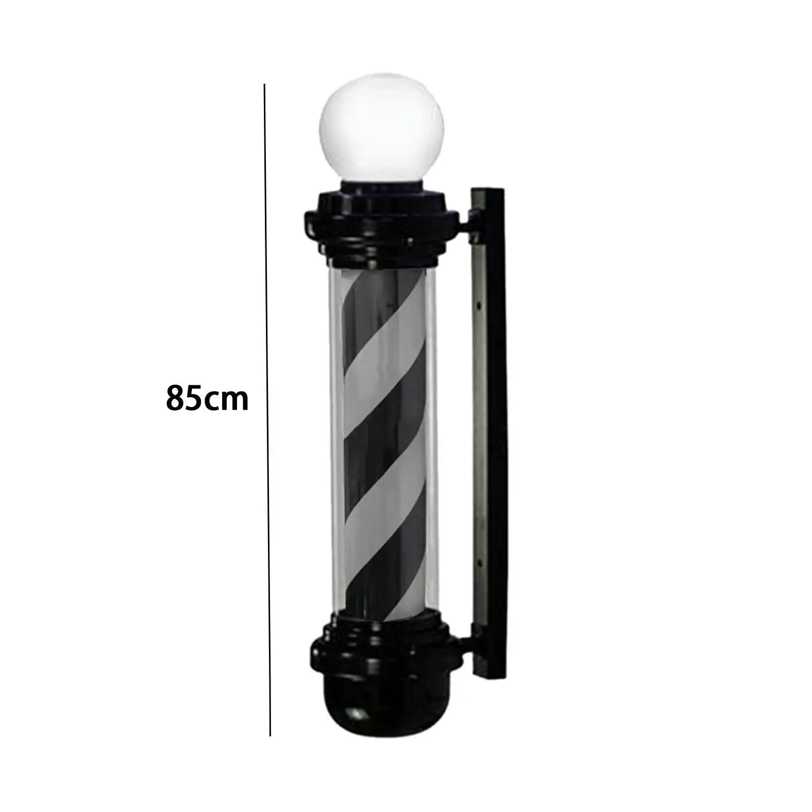 Barber Pole Light Sturdy Salon Rotating Light for Indoor Barbershop Outside