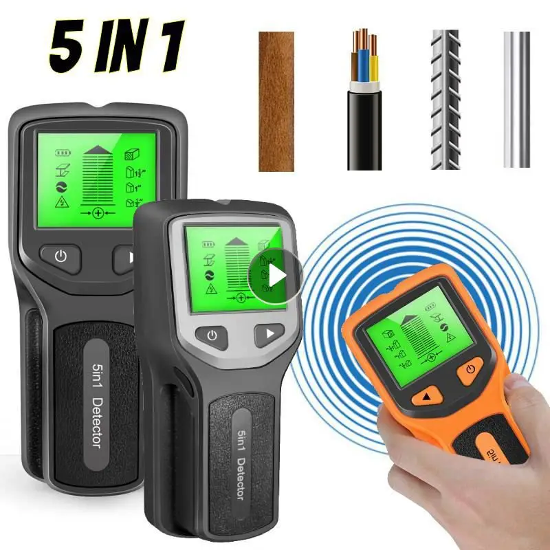 5 in 1 digitaler Metall detektor finden Metall Holz bolzen Wechsels pannung Live-Draht erkennen Wand scanner Elektro box Finder Wand detektor