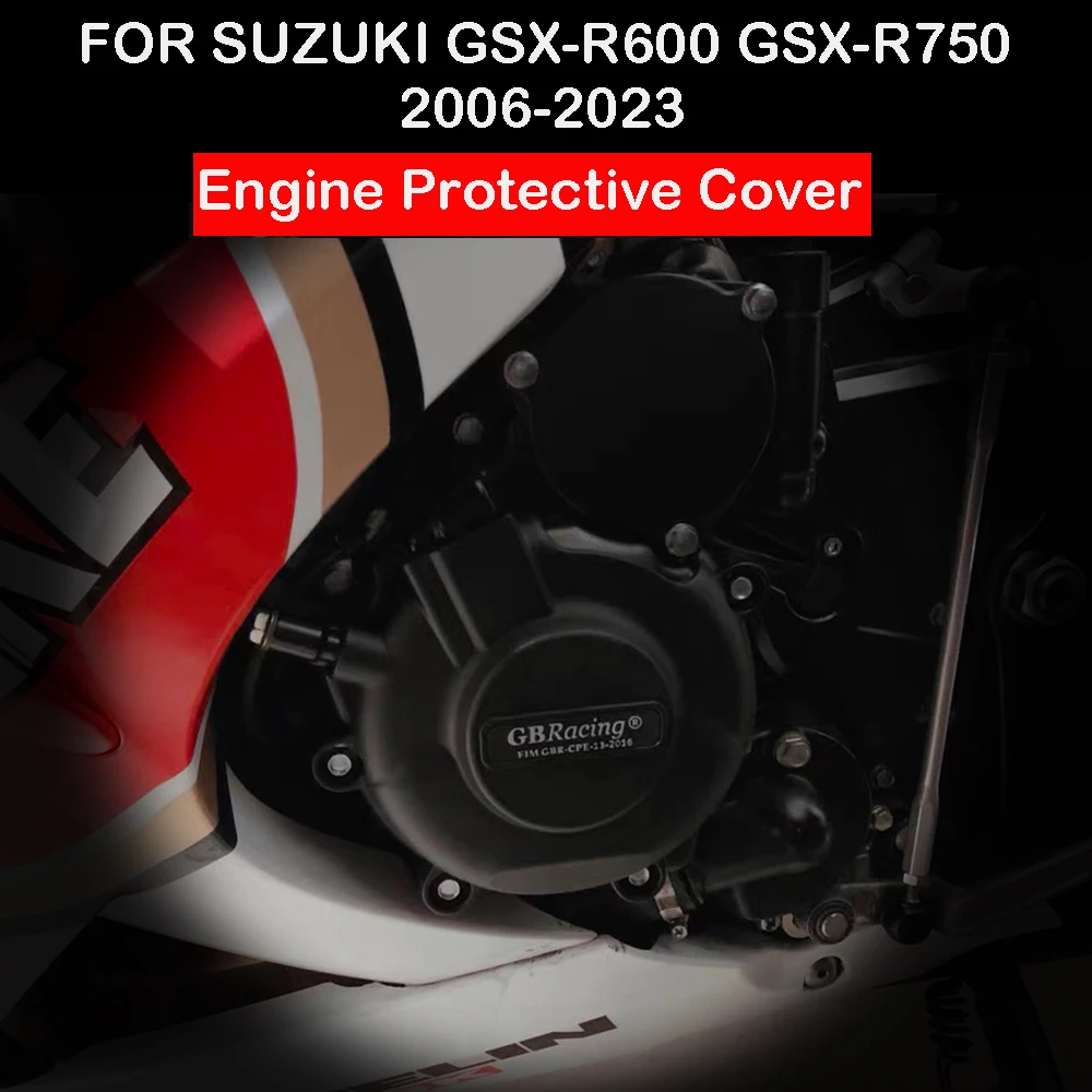 

For SUZUKI GBRacing GSXR600 GSXR750 GSXR 600 750 2006-2024 K6-L5 Protection Engine Cover