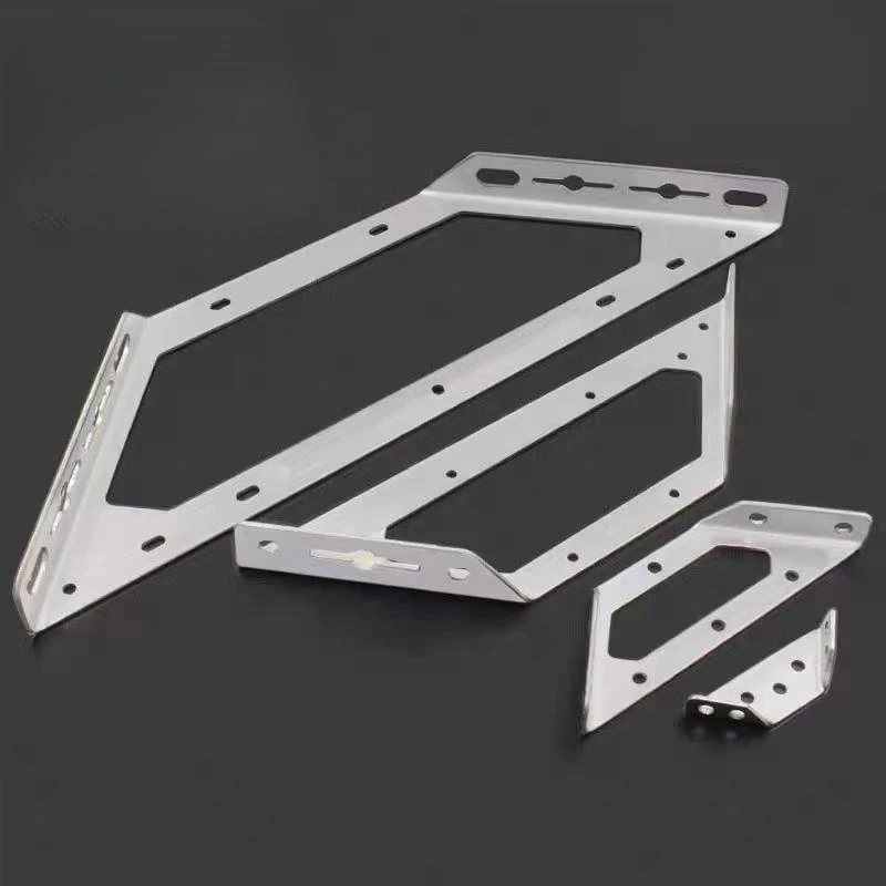 موصل زاوية الأثاث العالمي الفولاذ المقاوم للصدأ ، قفل رمز الزاوية ، الدعم الثلاثي ، قوس ، تركيبات الأثاث