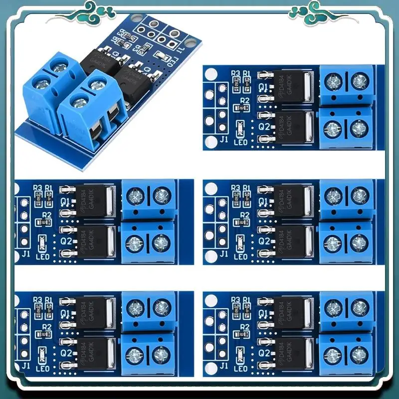 ABSK-6PCS Motor Speed Controller Dual High-Power MOSFET Trigger Switch Drive Module 0-20Khz PWM Adjustment DC 5V-36V 400W,15A